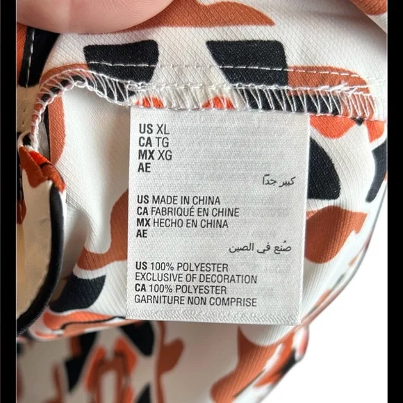 Alix Friedberg On 34th Medallion Print Boho Button Up Blouse Size XL - Picture 7 of 8